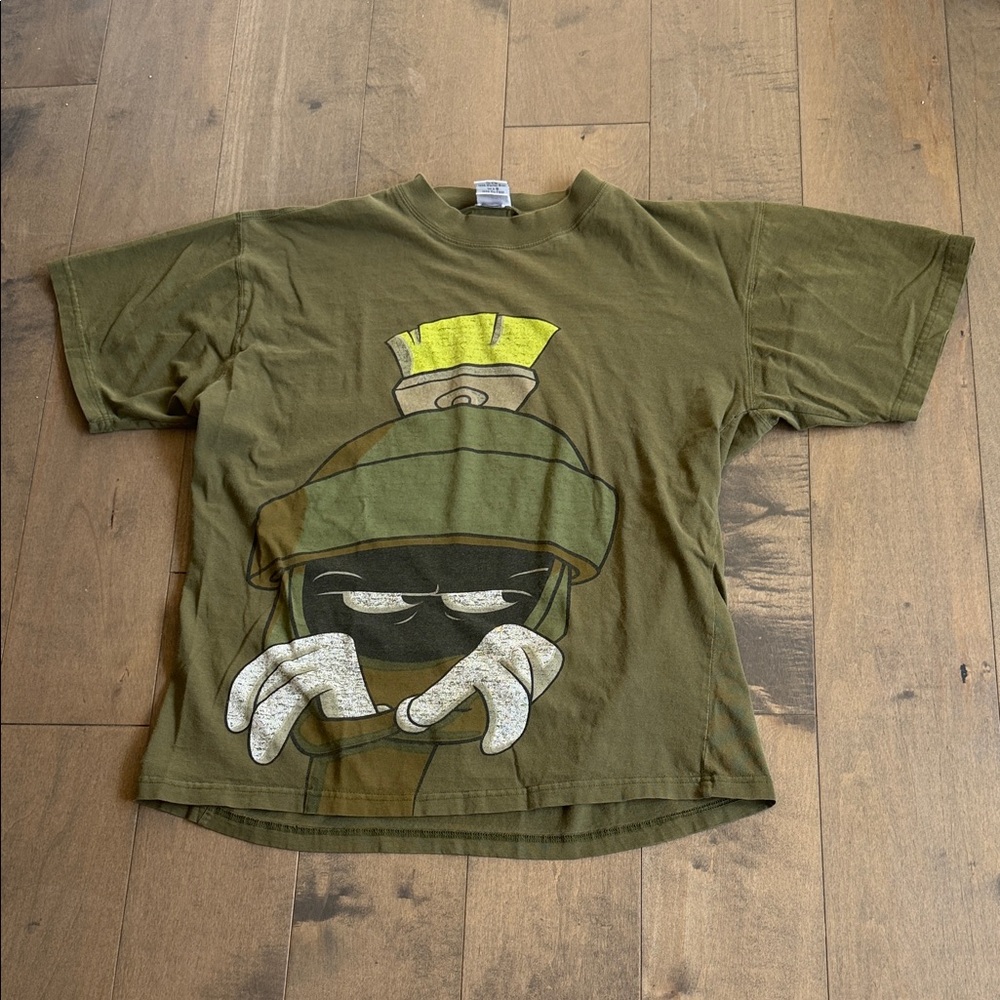 Vintage 1998 Marvin the Martian Looney Tunes Six Flags Warner Bros XL Shirt